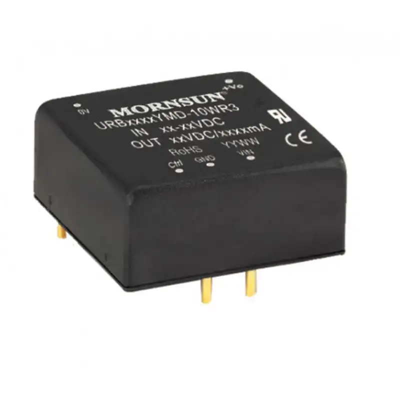 URB4815YMD-10WR3 Mornsun 48V to 15V DC-DC Converter 10W Power Supply Module - Horizontal DIP Package