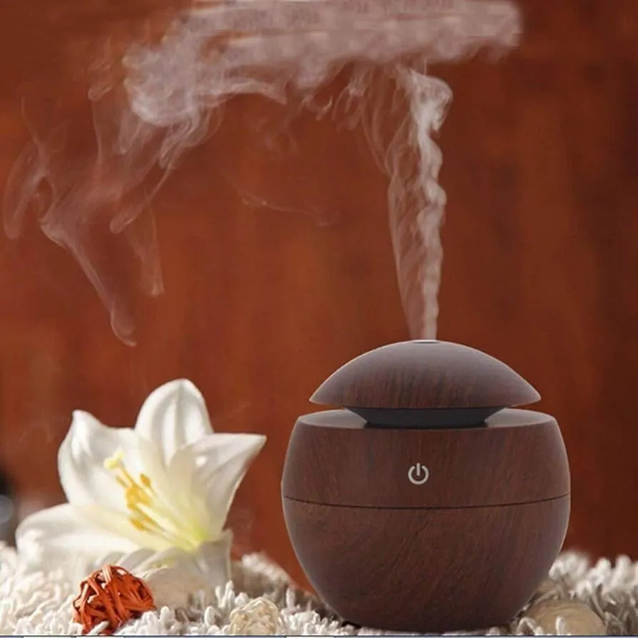 Wooden Humidifier Portable Room Air Purifier