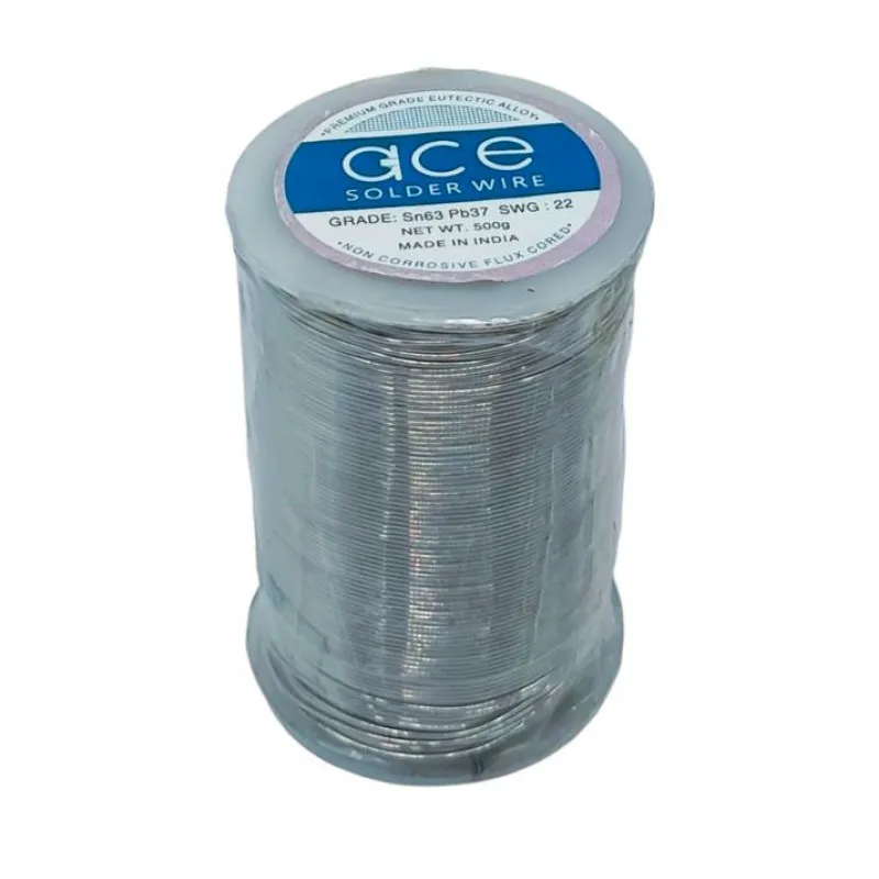 ACE 500gm 22 Gauge (Premium) 63/37 Grade Eutectic Alloy Non-Corrosive Flux Cored Solder Wire