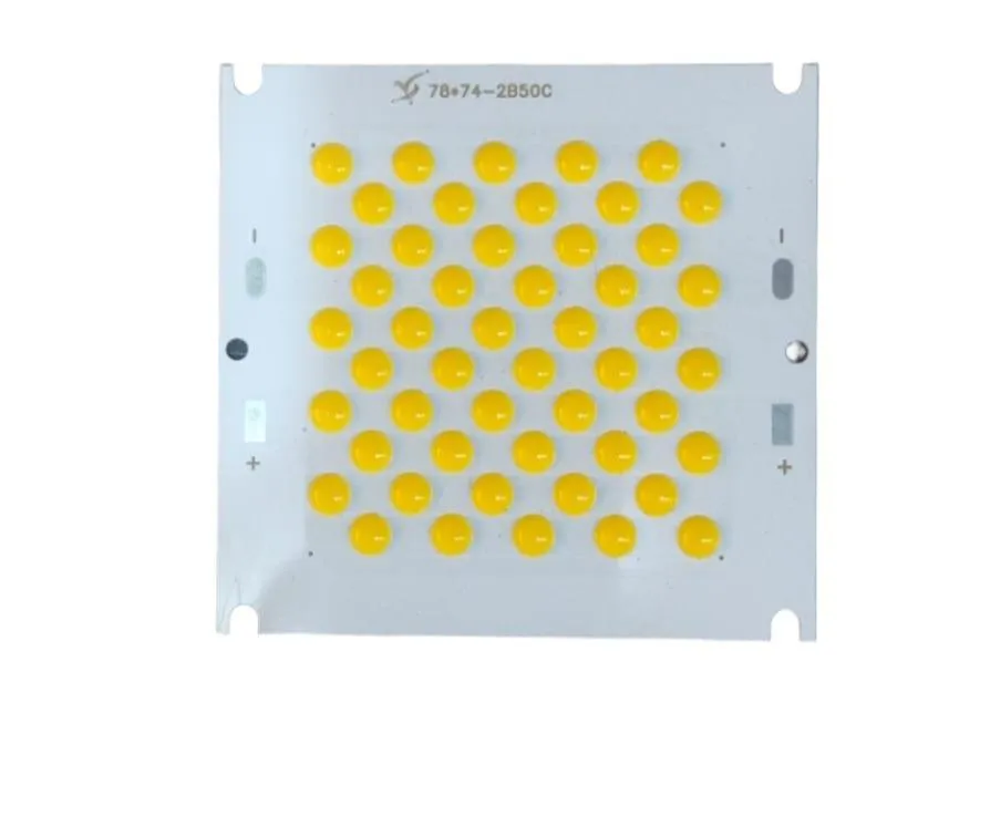 Led COB Chip Yellow Color Dot Matrix 50W 29-36V 50W 140-160V High Power Integrated LED 7874