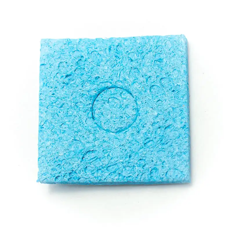 Solder Iron Tip Cleaning Sponge (Blue)