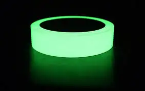 24mm Radium tape night glow Light Green color-25 Meter