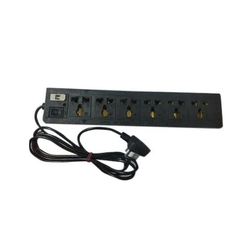 6+1 Mini Strip Extension Cord ;Surge Protector with 1 switch 240v 6 Socket Extension Boards