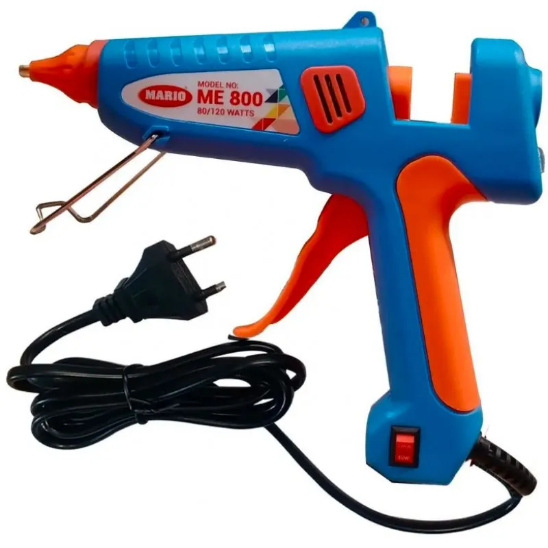 MARIO 80/120 Watt ME-800 Dual Temperature Super Heavy Performance Glue Gun with Light Indicator