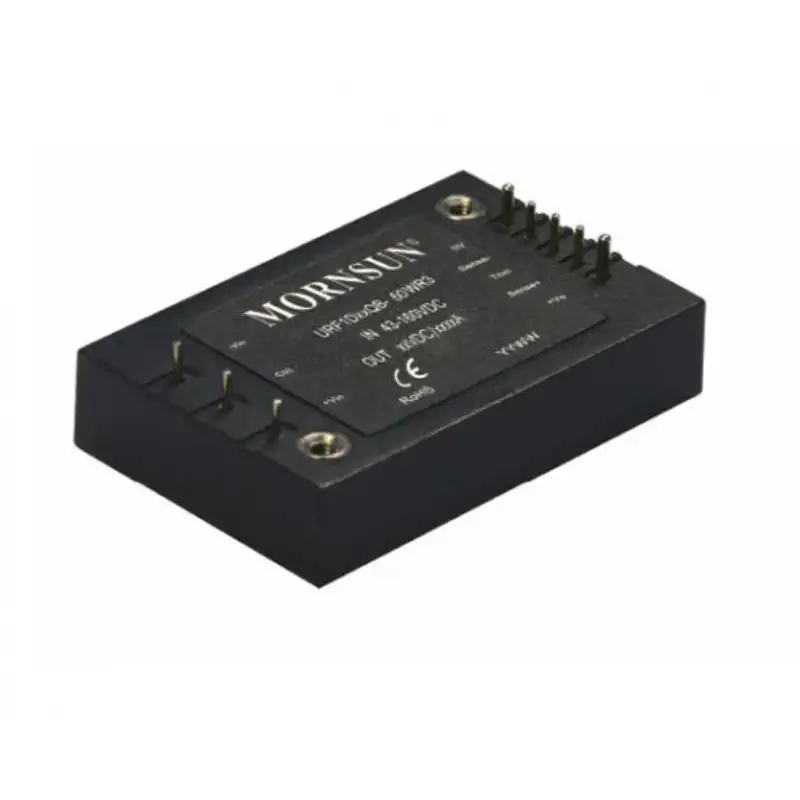 URF1D05QB-50WR3 Mornsun 110V to 5V DC-DC Converter 50W Power Supply Module - Horizontal DIP Package