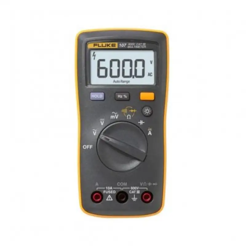 Fluke 107 Palm-Sized, CAT III Digital Multimeter