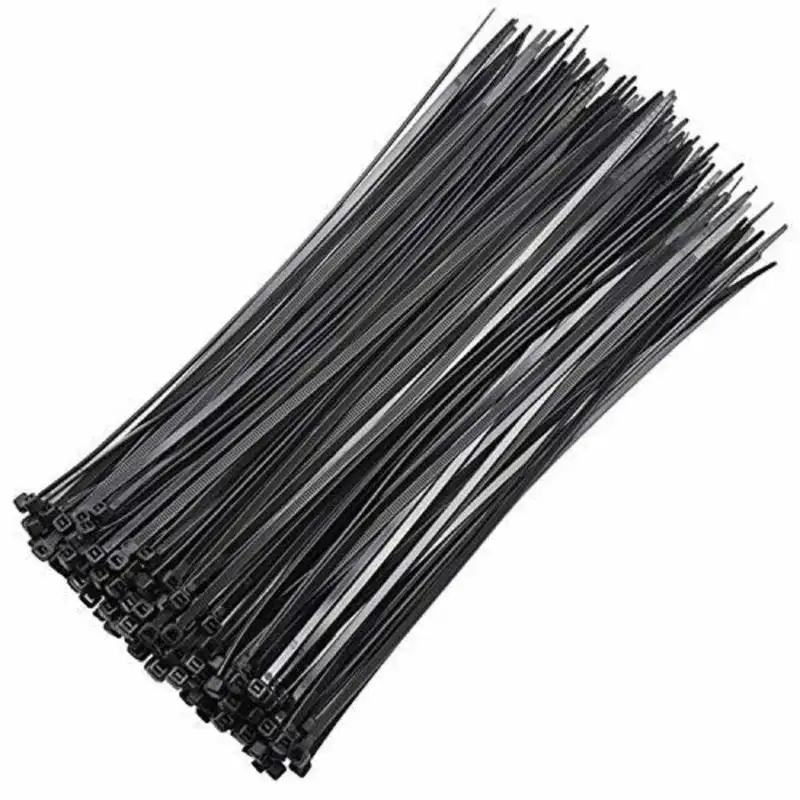 200x3.6mm Nylon Zip Tie (Black)