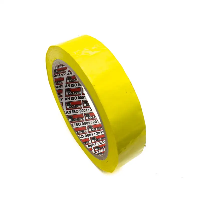 Single-Sided Yellow Polyester Tape 1inchx50Meter