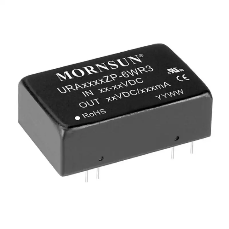 URA2405ZP-6WR3 Mornsun 24V to Â±5V DC-DC Converter 6W Power Supply Module - DIP Package