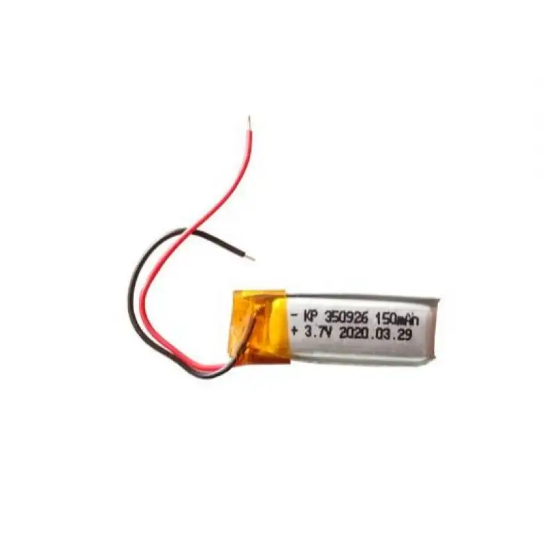 3.7V 150mAH (Lithium Polymer) Lipo Rechargeable Battery Model KP-350926